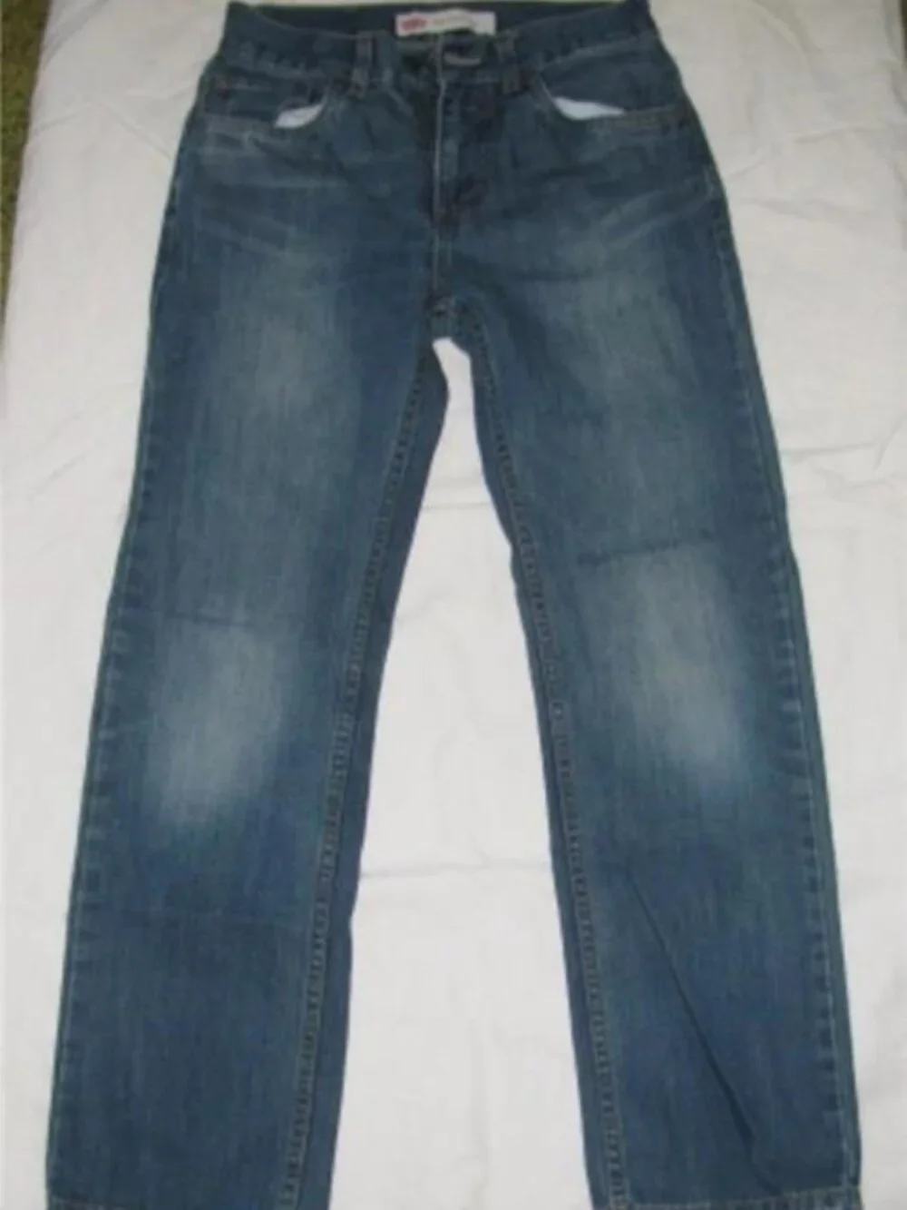 FADED BLUE Denim JEANS Levi's 505 Regular 25 x 27